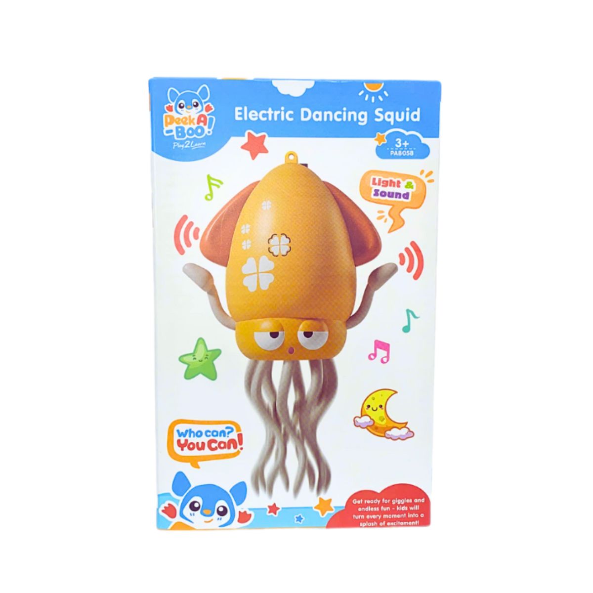 Đồ Chơi Con Mực Nhảy Múa - Vàng PEEK A BOO PAB058Y