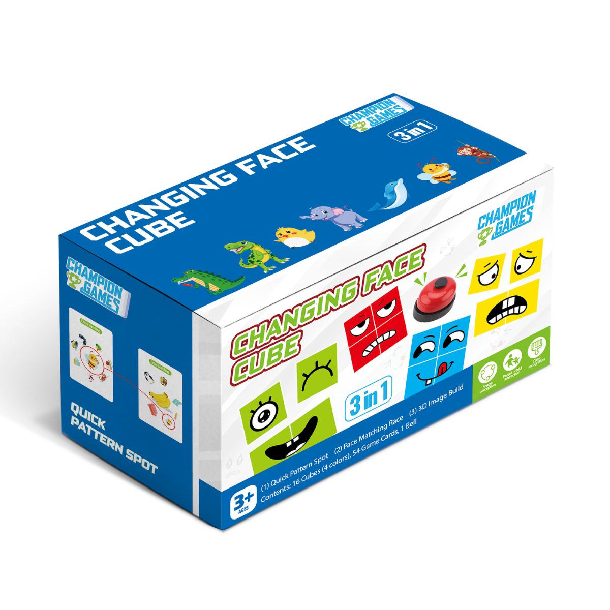 Đồ Chơi Đấu Trường Xếp Hình Vui Nhộn 3 Trong 1 CHAMPION GAMES CPG01
