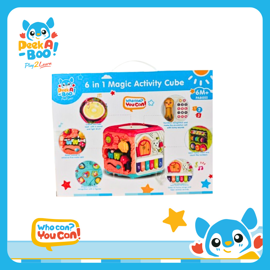 Đồ Chơi Hình Khối 6 Mặt PEEK A BOO PAB055