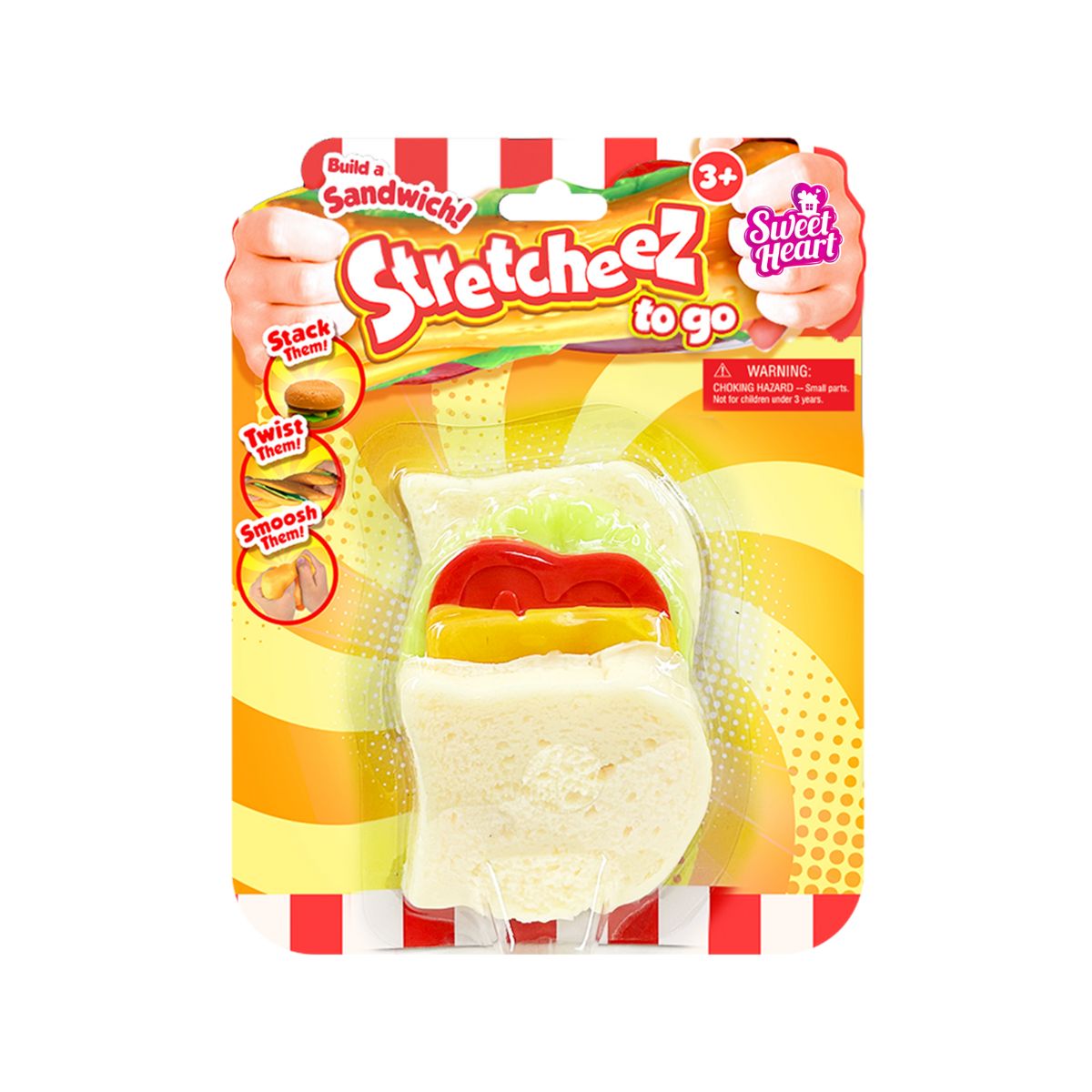 Đồ Chơi Kéo Dãn Stretcheez - Bánh Sandwich Sweet Heart 2309006