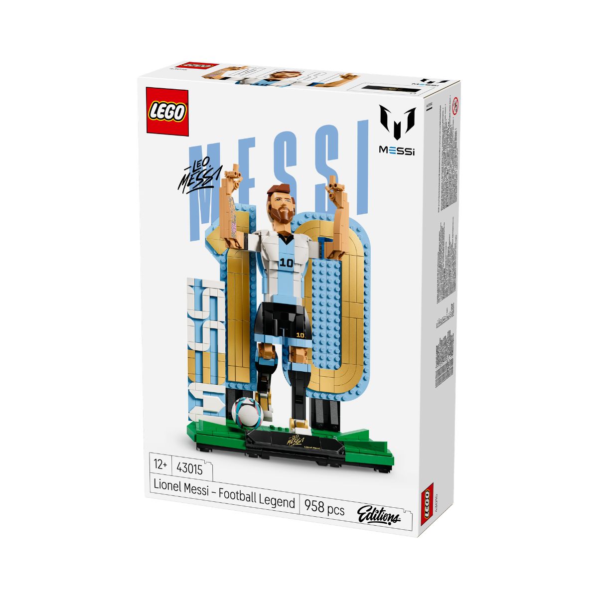 Đồ Chơi Lắp Ráp 2-Trong-1 Huyền Thoại Bóng Đá Lionel Messi LEGO EDITIONS SPORTS 43015