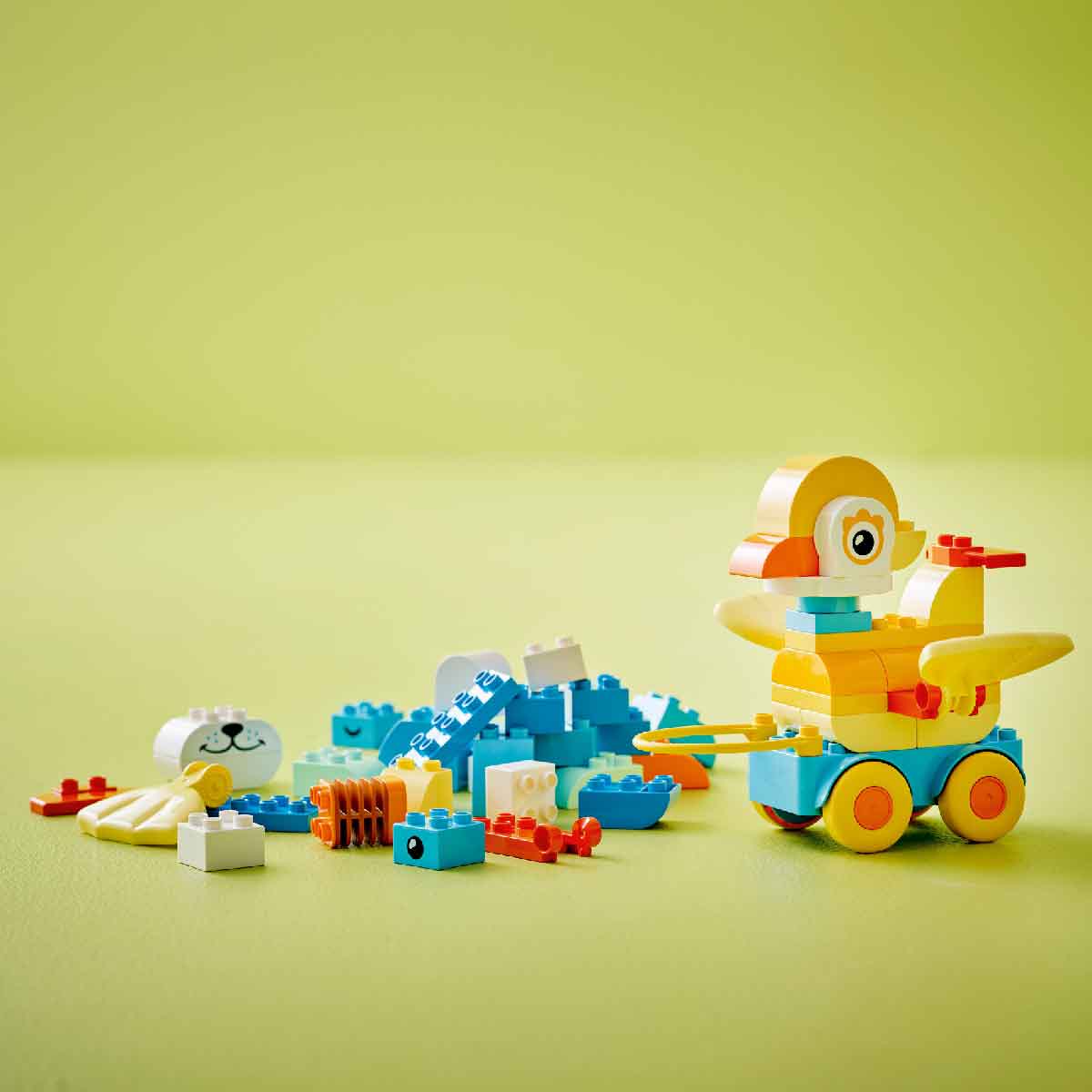 Đồ Chơi Lắp Ráp 3 Trong 1 Động Vật Đi Trên Bánh Xe LEGO DUPLO 10448