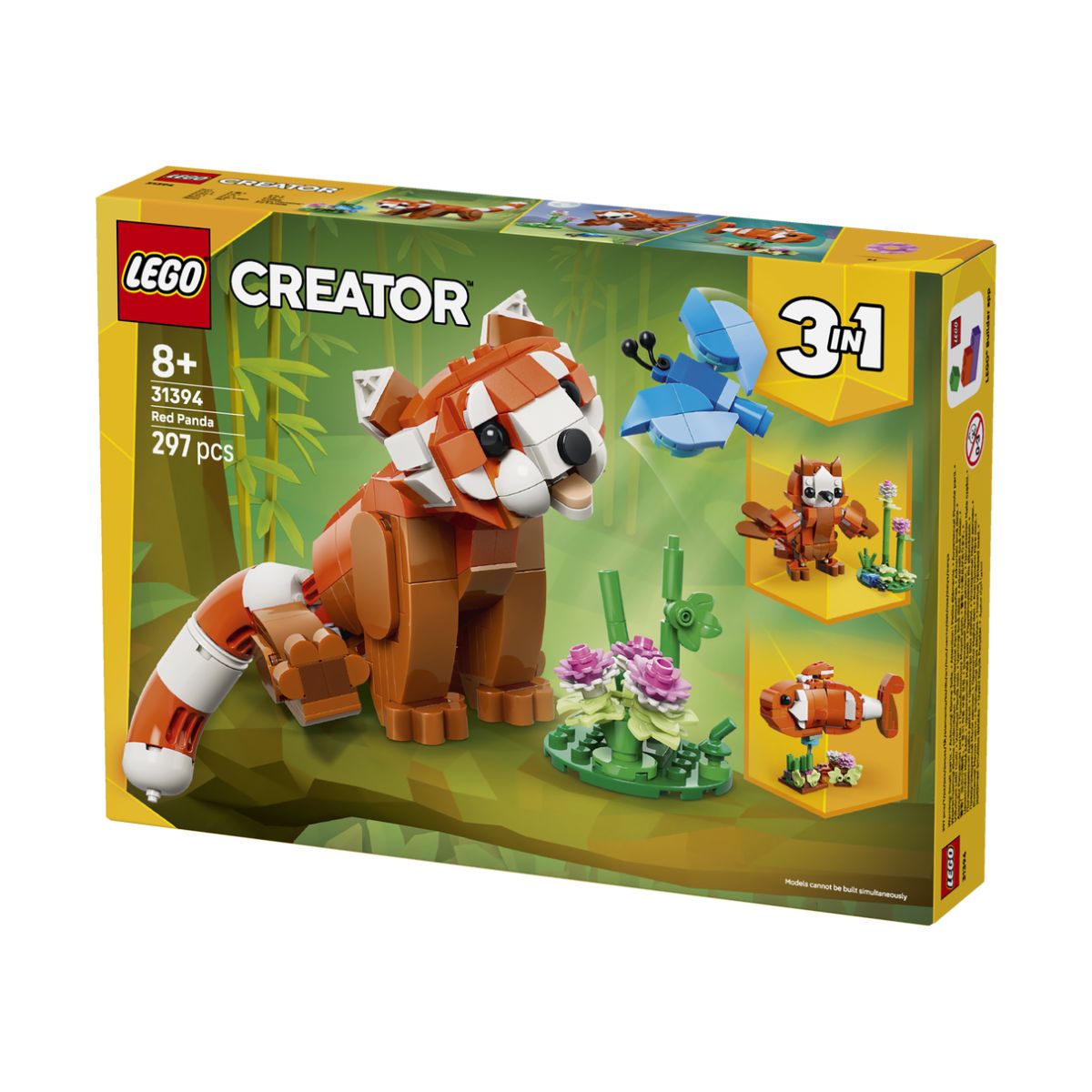 Đồ Chơi Lắp Ráp 3 Trong 1 Gấu Trúc Đỏ Đáng Yêu LEGO CREATOR 31394 (297 Chi Tiết)