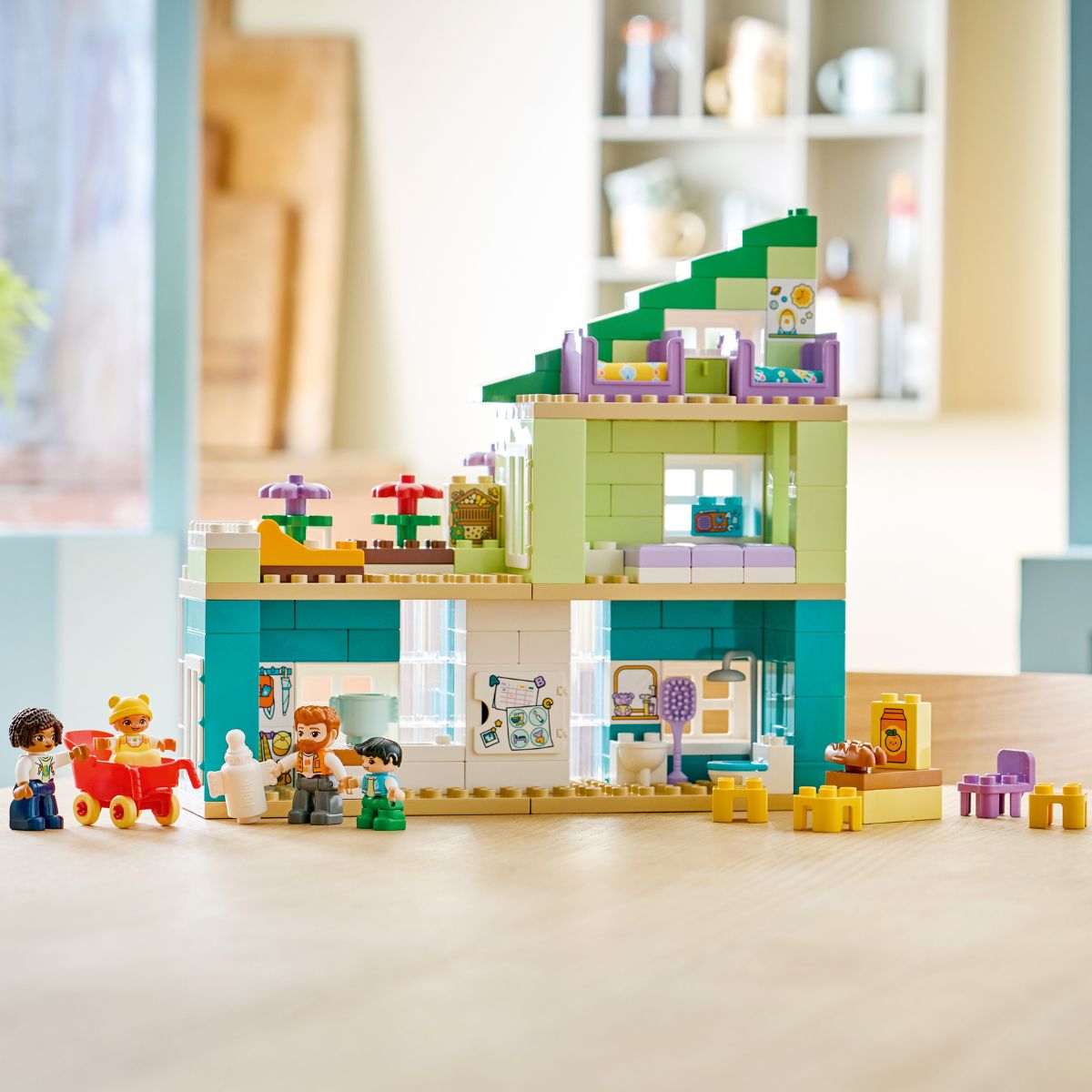 Đồ Chơi Lắp Ráp 3 Trong 1: Ngôi Nhà Hiện Đại Kèm Nhân Vật LEGO DUPLO 10470 (166 chi tiết)