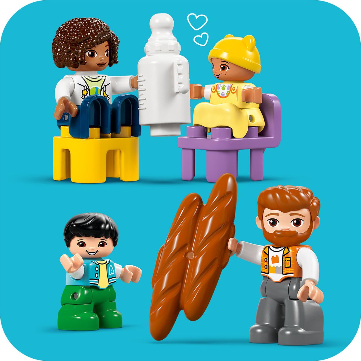 Đồ Chơi Lắp Ráp 3 Trong 1: Ngôi Nhà Hiện Đại Kèm Nhân Vật LEGO DUPLO 10470 (166 chi tiết)