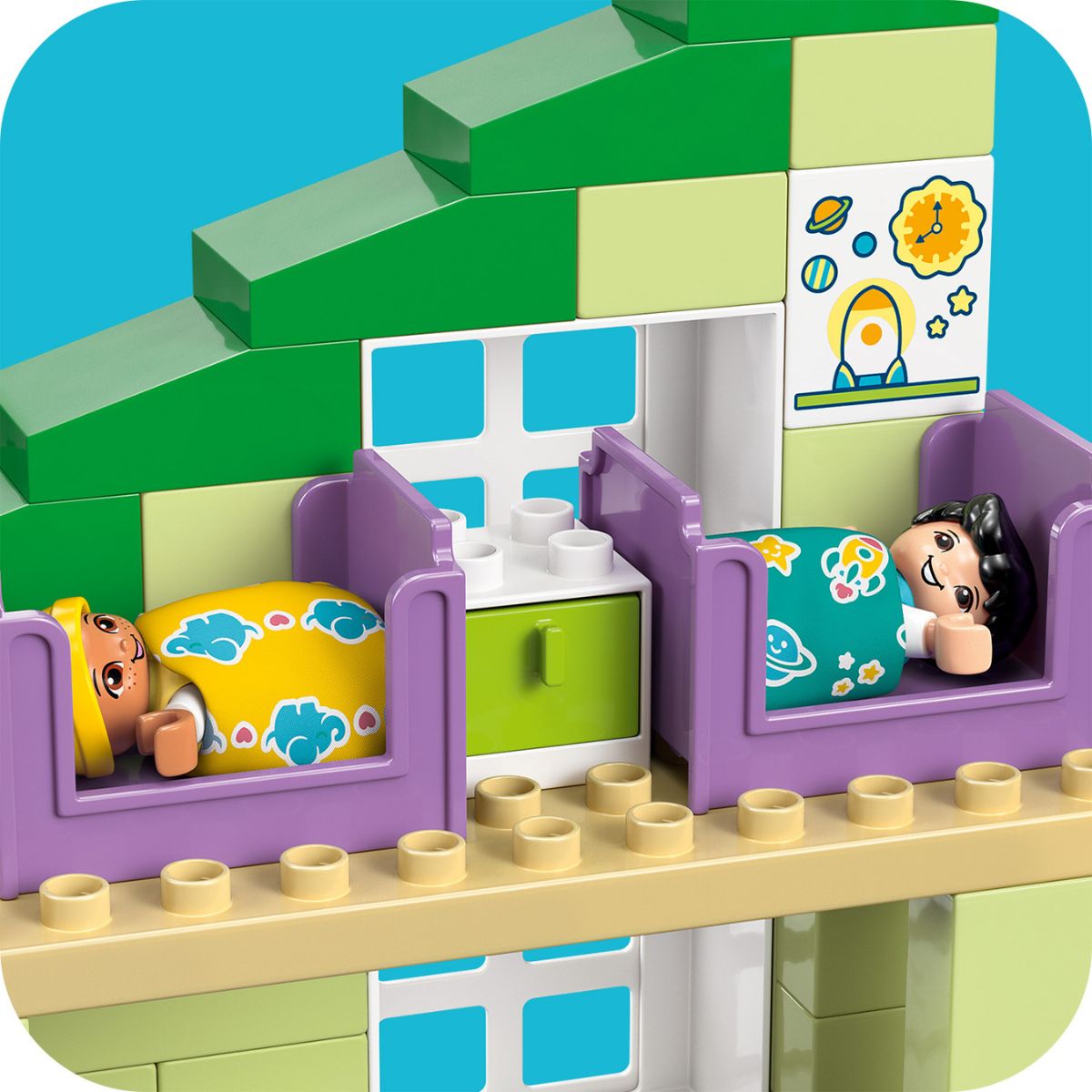 Đồ Chơi Lắp Ráp 3 Trong 1: Ngôi Nhà Hiện Đại Kèm Nhân Vật LEGO DUPLO 10470 (166 chi tiết)