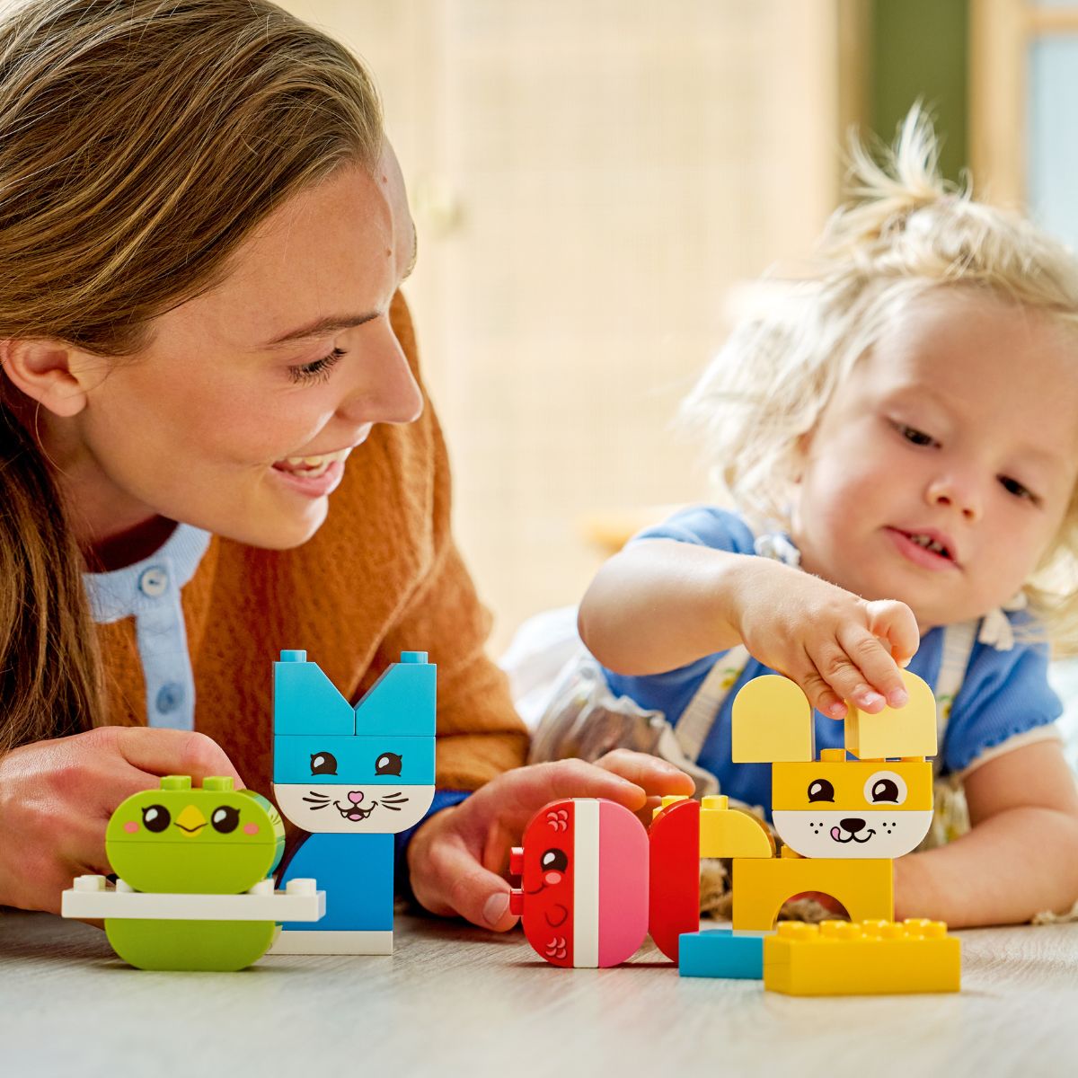 Đồ Chơi Lắp Ráp 3 Trong 1: Thú Cưng Sáng Tạo Đáng Yêu LEGO DUPLO 10477 (24 chi tiết)