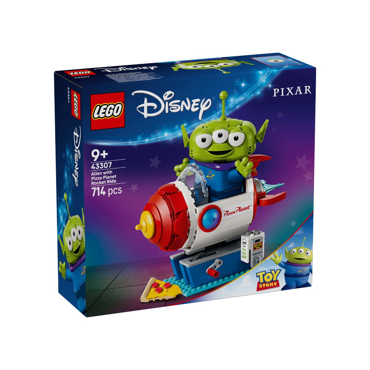 Đồ Chơi Lắp Ráp Alien Và Tên Lửa Pizza Planet LEGO DISNEY PRINCESS 43307