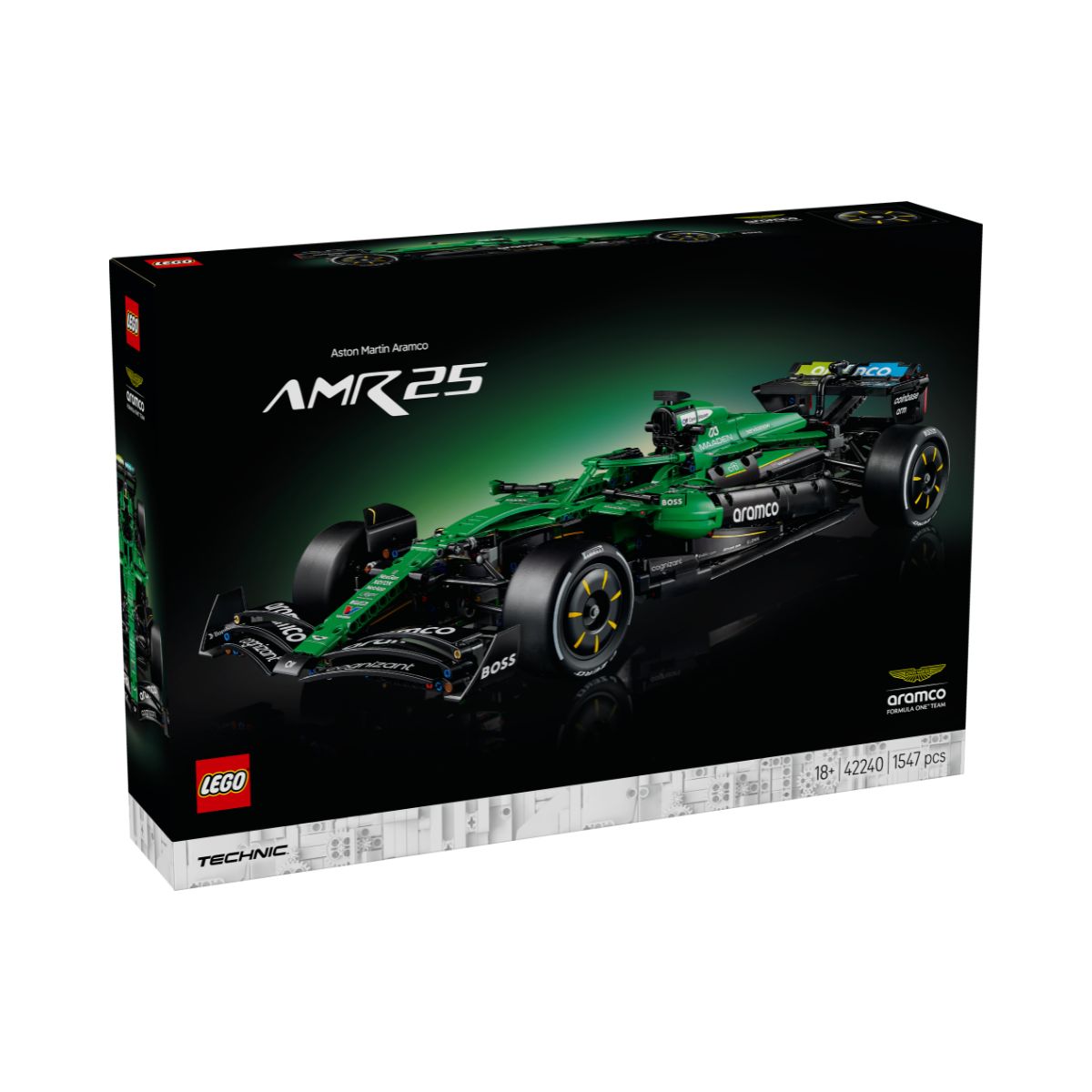 Đồ Chơi Lắp Ráp Aston Martin Aramco AMR25 F1® LEGO TECHNIC 42240 (1547 Chi Tiết)