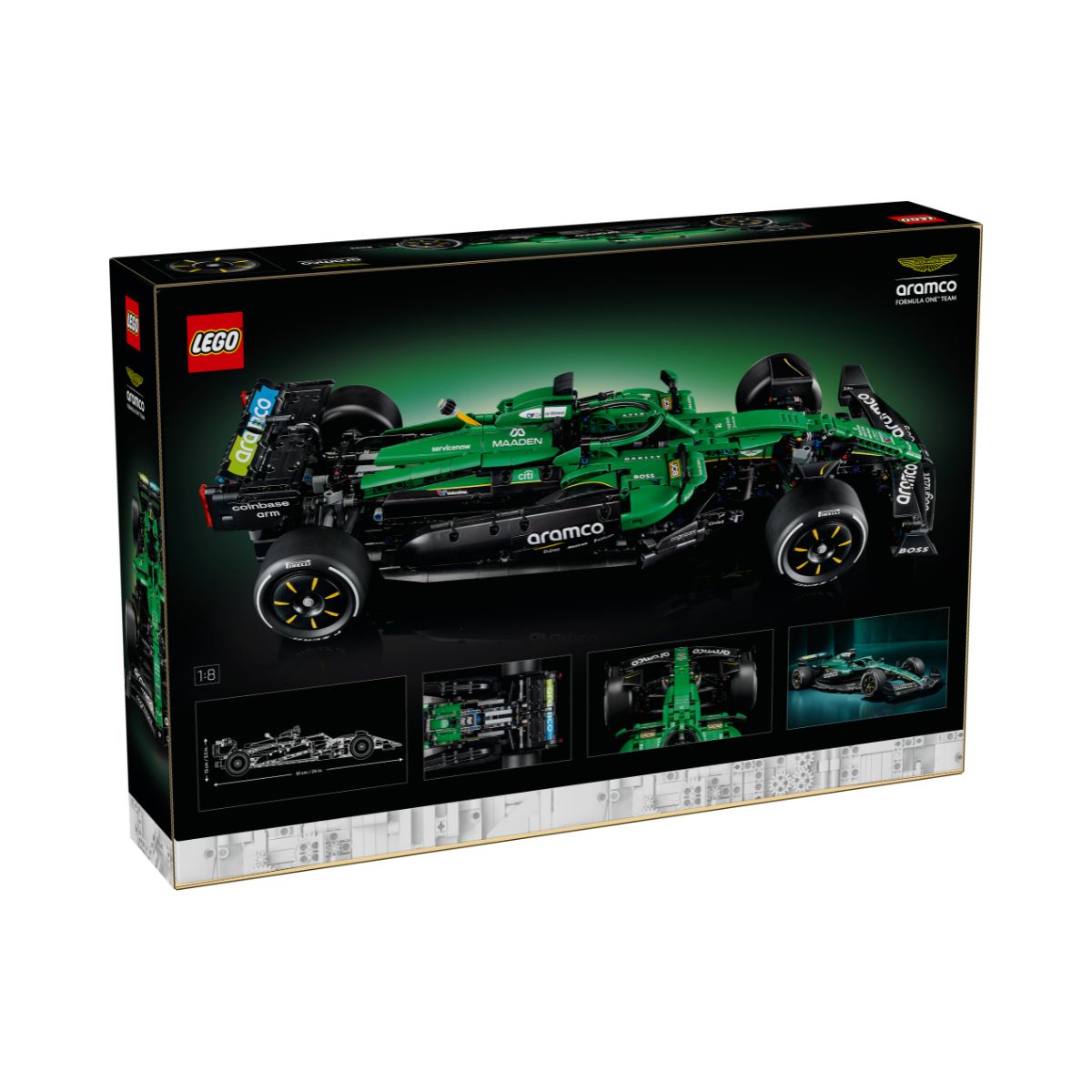 Đồ Chơi Lắp Ráp Aston Martin Aramco AMR25 F1® LEGO TECHNIC 42240 (1547 Chi Tiết)