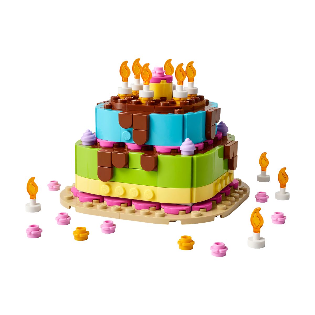 Đồ Chơi Lắp Ráp Bánh Kem Sinh Nhật LEGO SEASONS AND OCCASIONS 40815 (219 chi tiết)