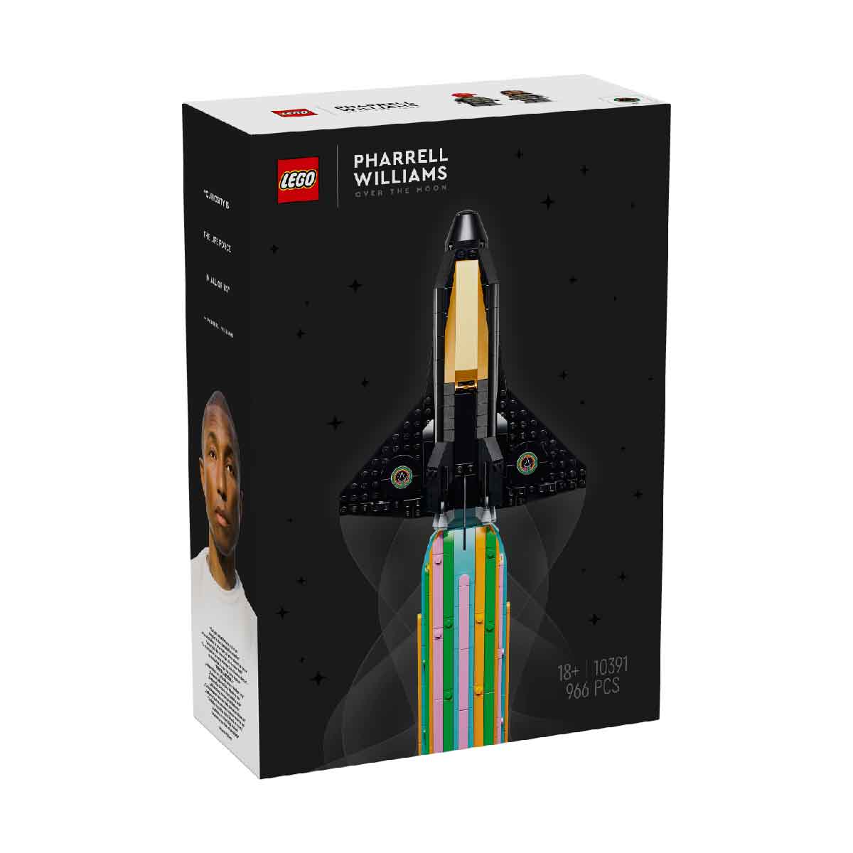 Đồ Chơi Lắp Ráp Bay Lên Mặt Trăng Cùng Pharrel Williams LEGO ICONS 10391 (966 chi tiết)