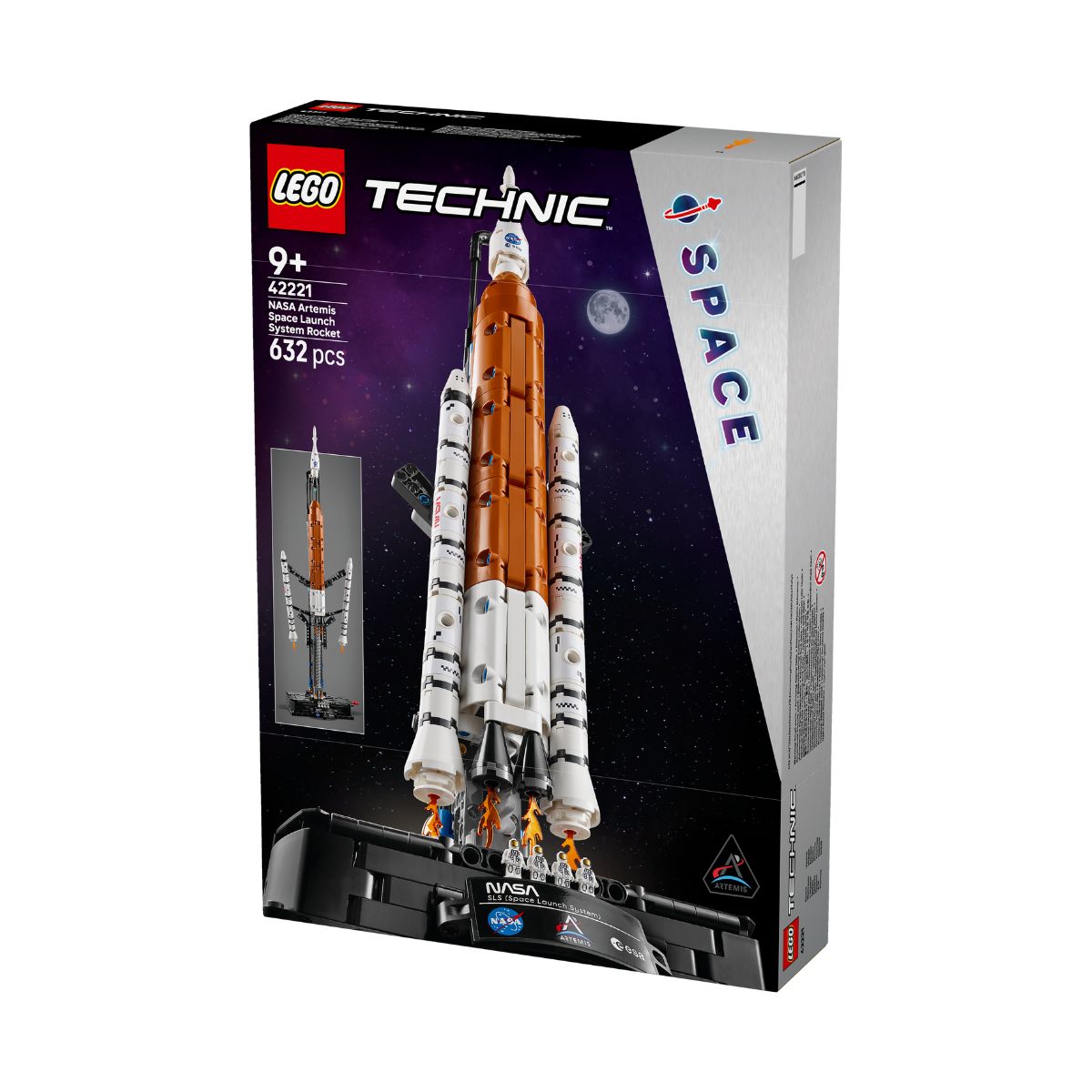 Đồ Chơi Lắp Ráp Bệ Phóng Tên Lửa NASA Artemis LEGO TECHNIC 42221 (632 chi tiết)