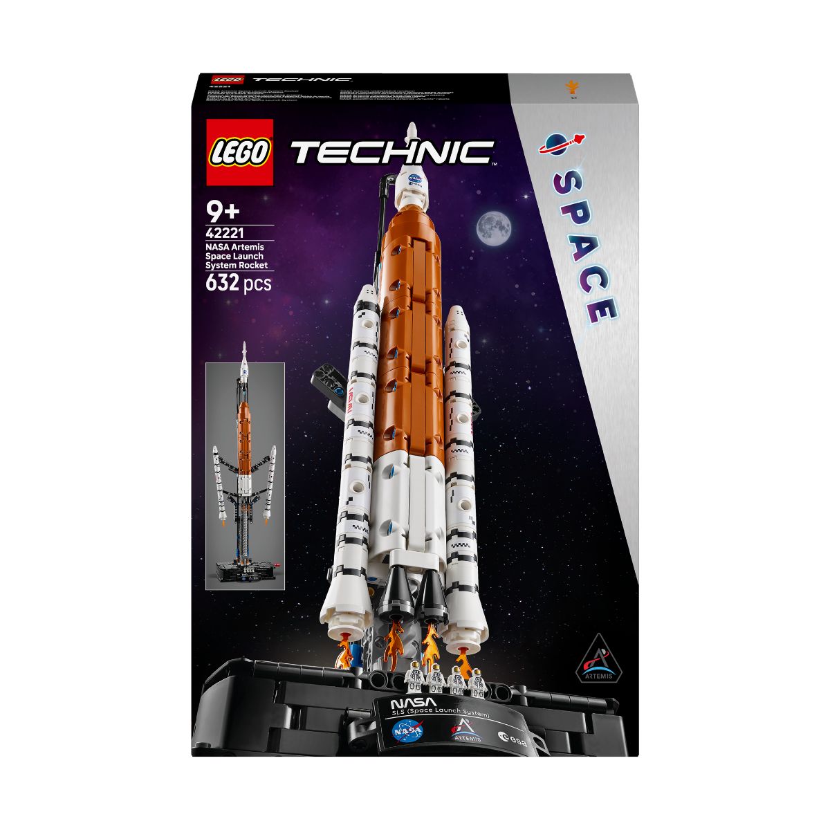 Đồ Chơi Lắp Ráp Bệ Phóng Tên Lửa NASA Artemis LEGO TECHNIC 42221 (632 chi tiết)