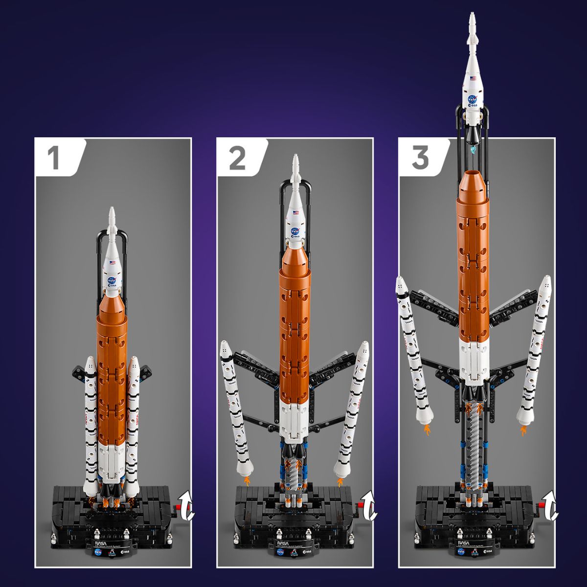 Đồ Chơi Lắp Ráp Bệ Phóng Tên Lửa NASA Artemis LEGO TECHNIC 42221 (632 chi tiết)