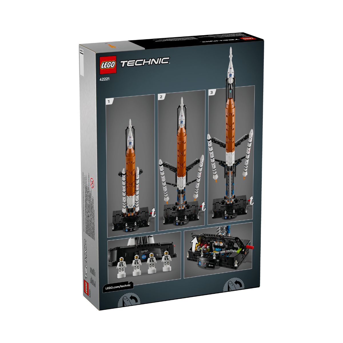 Đồ Chơi Lắp Ráp Bệ Phóng Tên Lửa NASA Artemis LEGO TECHNIC 42221 (632 chi tiết)