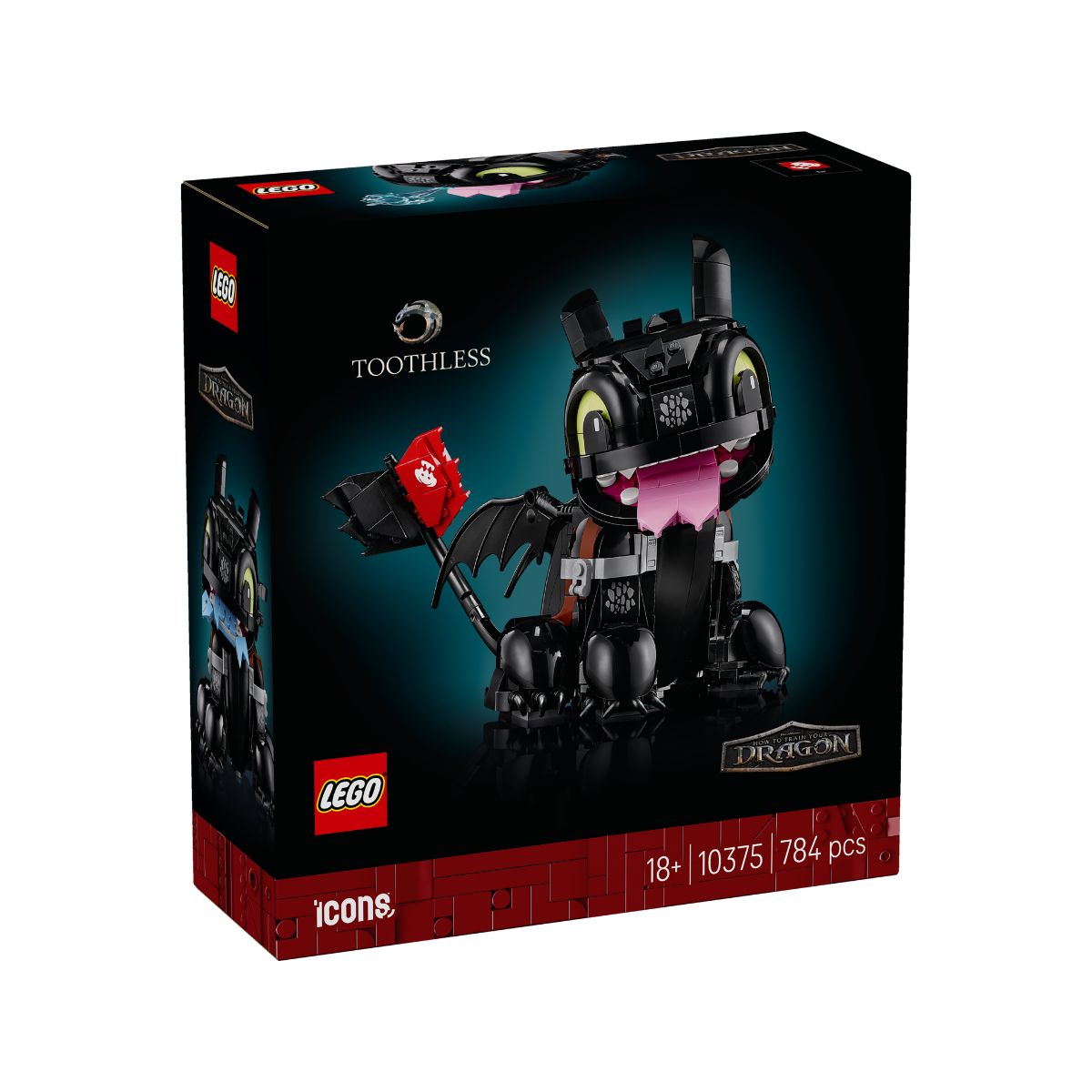 Đồ Chơi Lắp Ráp Bí Kíp Luyện Rồng: Toothless LEGO ICONS 10375