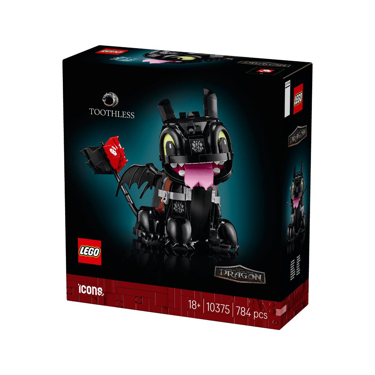 Đồ Chơi Lắp Ráp Bí Kíp Luyện Rồng: Toothless LEGO ICONS 10375