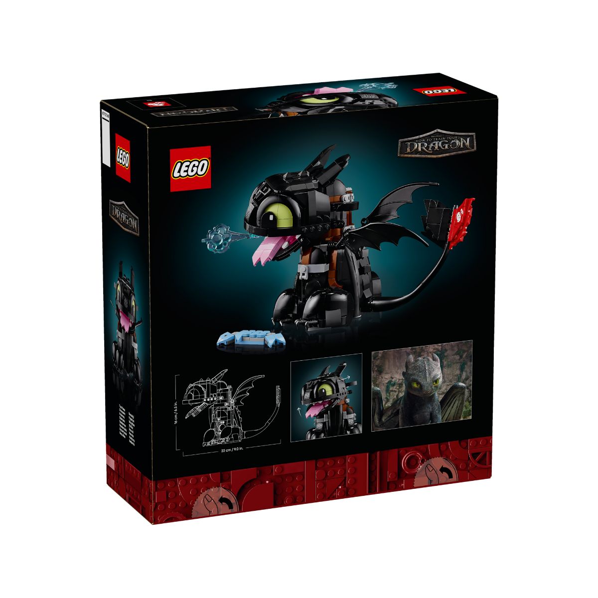 Đồ Chơi Lắp Ráp Bí Kíp Luyện Rồng: Toothless LEGO ICONS 10375