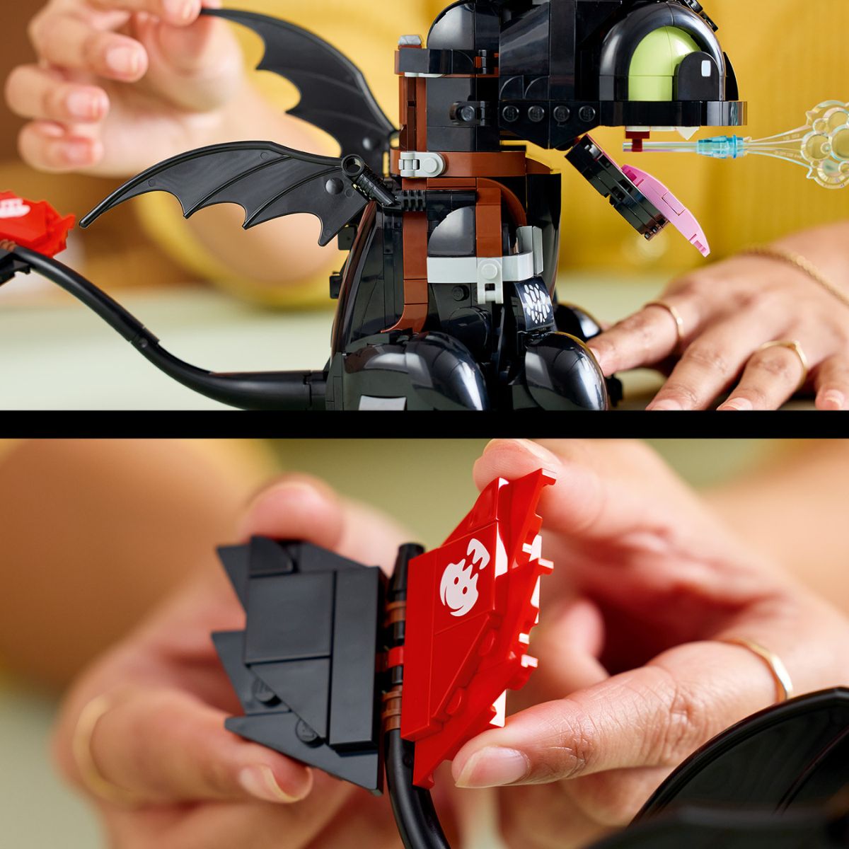 Đồ Chơi Lắp Ráp Bí Kíp Luyện Rồng: Toothless LEGO ICONS 10375