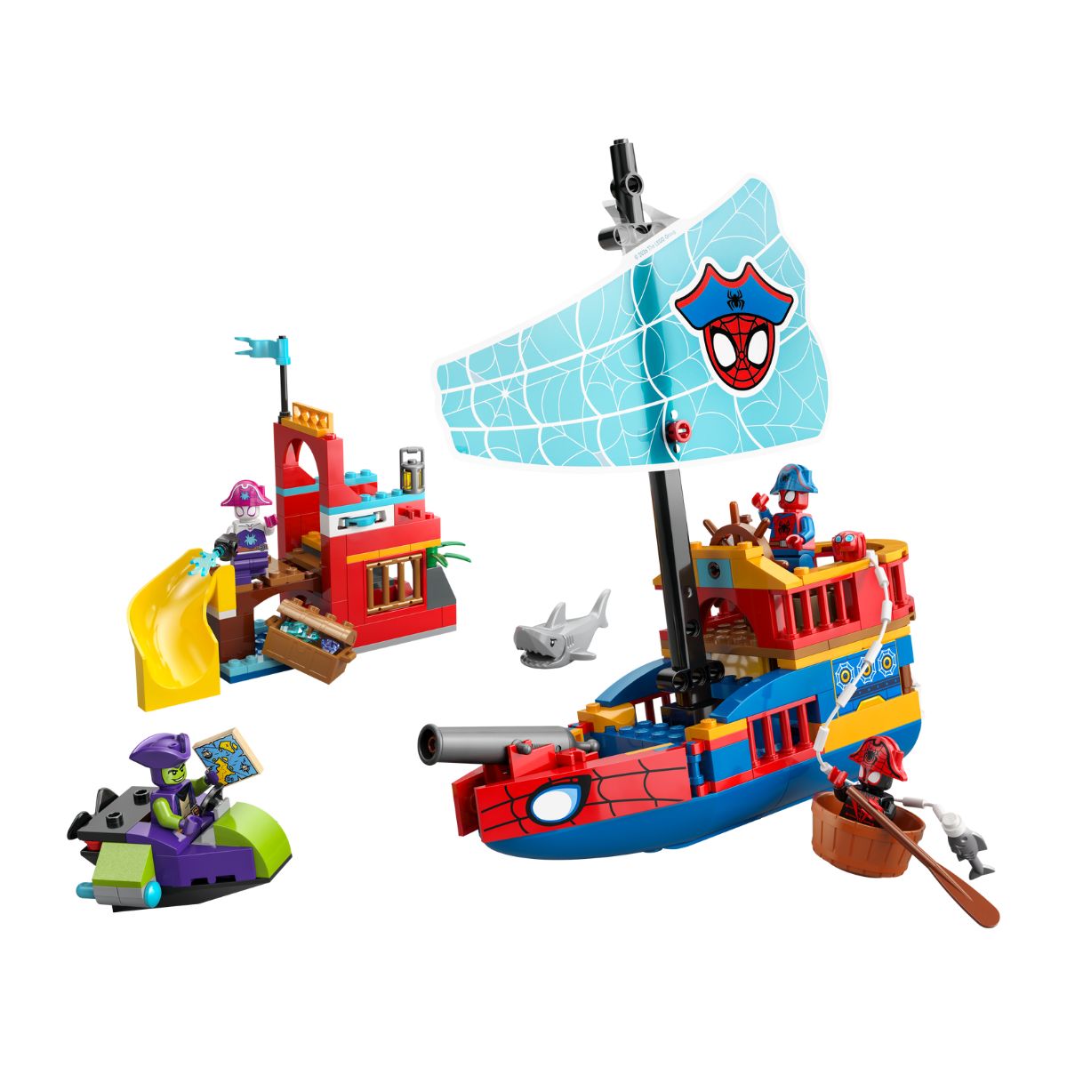 Đồ Chơi Lắp Ráp Biệt Đội Người Nhện Và Tàu Cướp Biển LEGO SPIDEY 11208 (201 chi tiết)