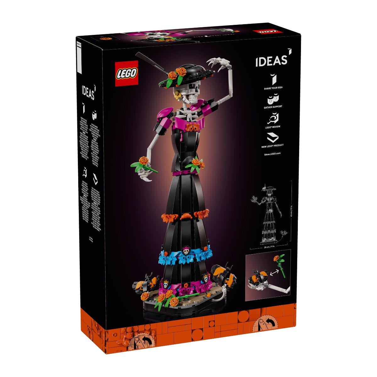 Đồ Chơi Lắp Ráp Biểu Tượng La Catrina LEGO IDEAS 21372 (1212 Chi Tiết)