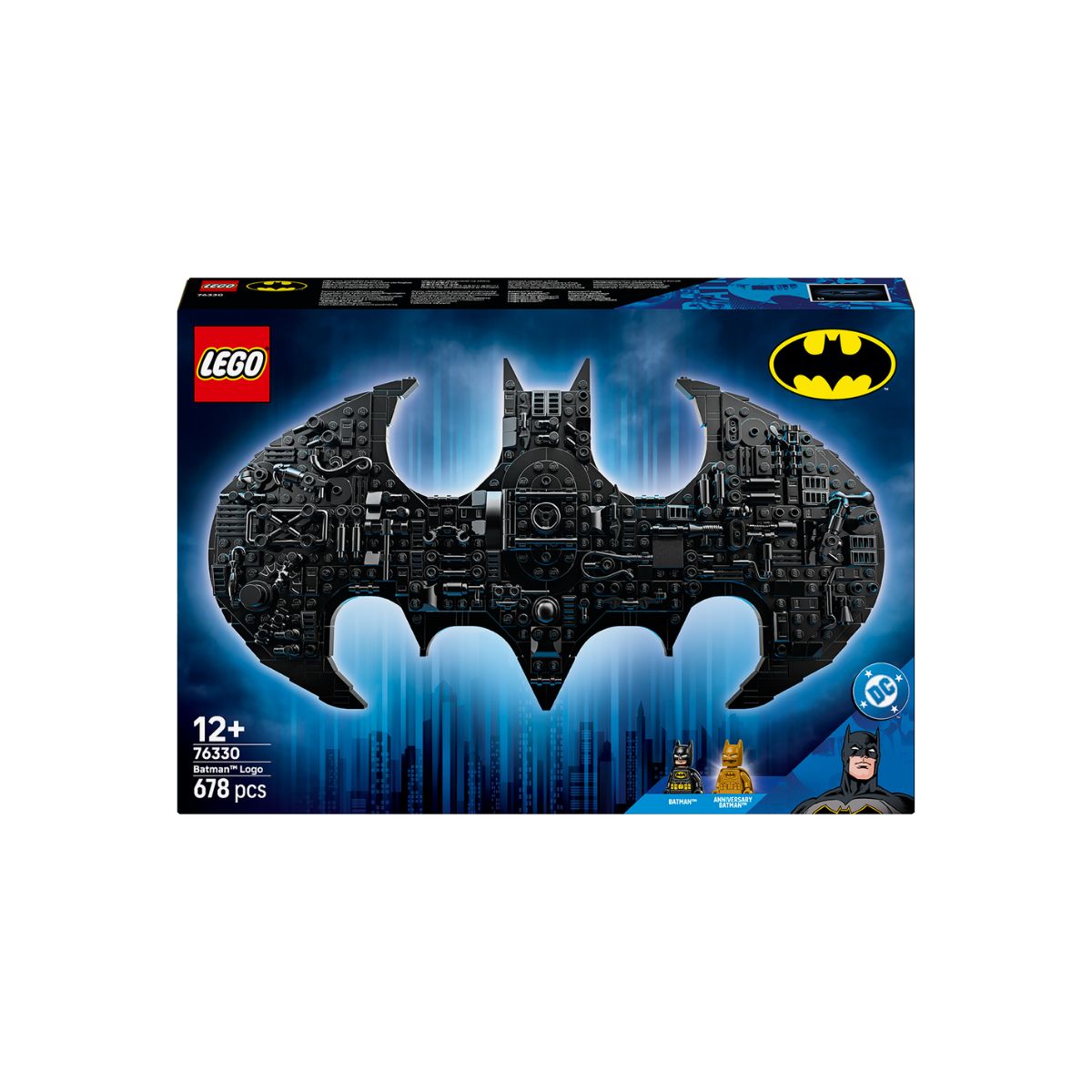 Đồ Chơi Lắp Ráp Biểu Tượng Logo Batman LEGO SUPERHEROES 76330 (678 Chi Tiết)