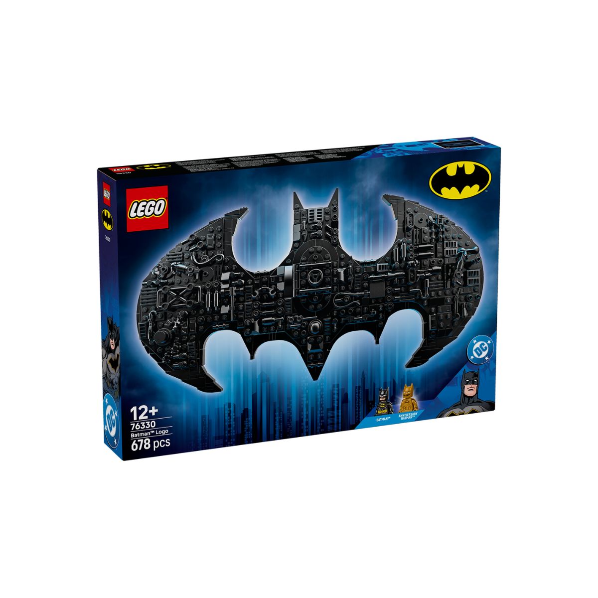 Đồ Chơi Lắp Ráp Biểu Tượng Logo Batman LEGO SUPERHEROES 76330 (678 Chi Tiết)