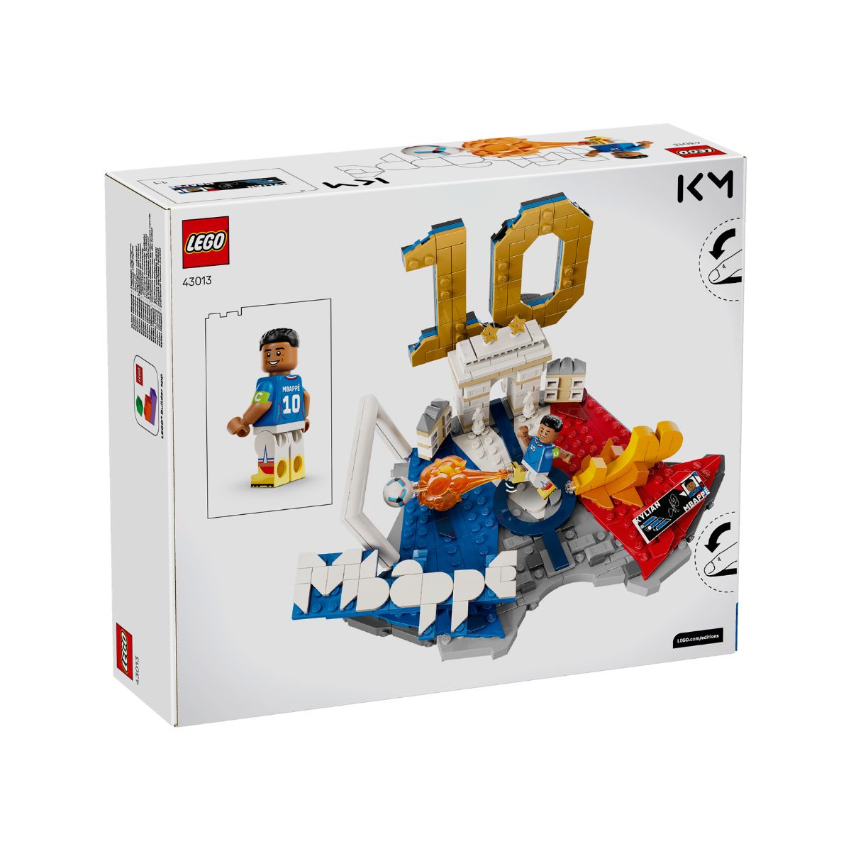Đồ Chơi Lắp Ráp Biểu Tượng Sân Cỏ Kylian Mbappé LEGO EDITIONS SPORTS 43013