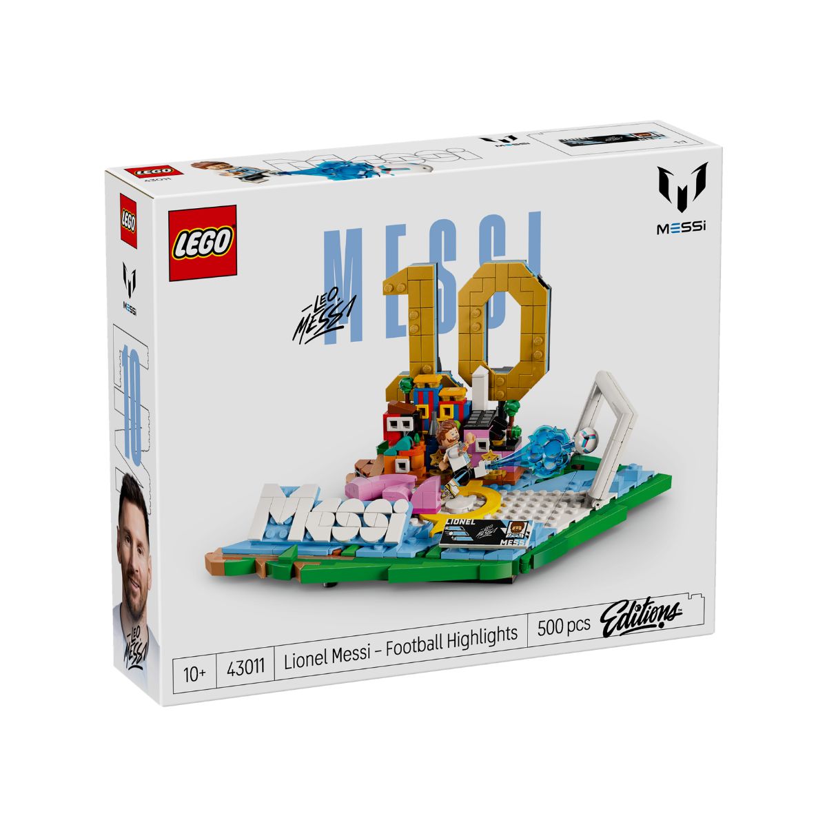 Đồ Chơi Lắp Ráp Biểu Tượng Sân Cỏ Lionel Messi LEGO EDITIONS SPORTS 43011