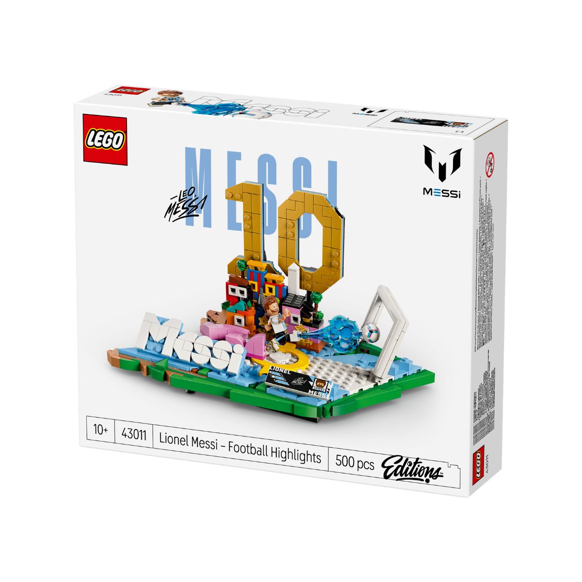 Đồ Chơi Lắp Ráp Biểu Tượng Sân Cỏ Lionel Messi LEGO EDITIONS SPORTS 43011