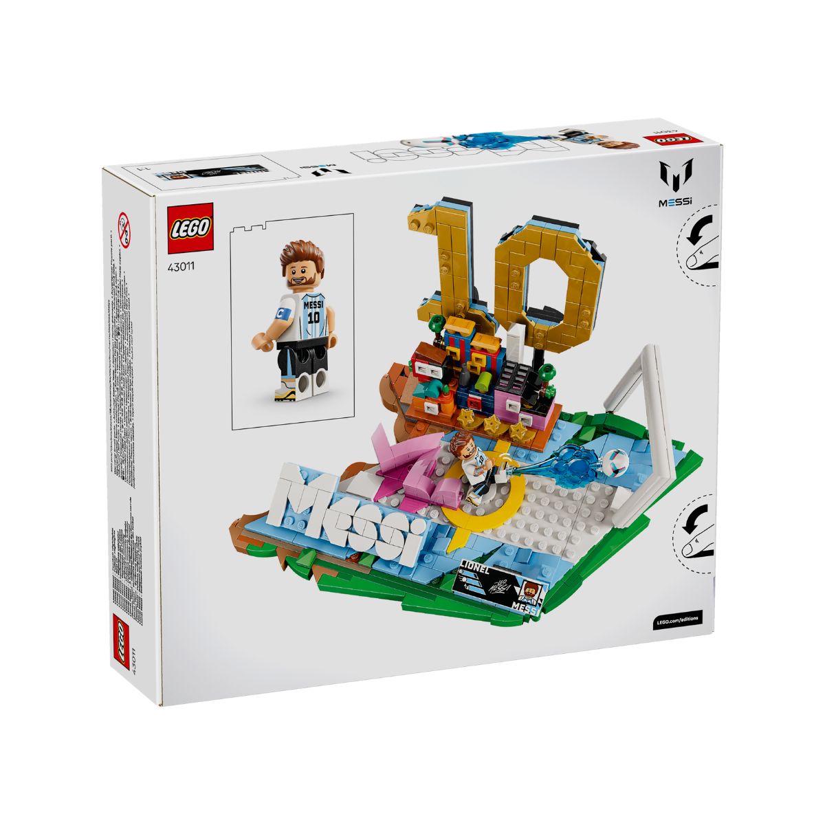 Đồ Chơi Lắp Ráp Biểu Tượng Sân Cỏ Lionel Messi LEGO EDITIONS SPORTS 43011