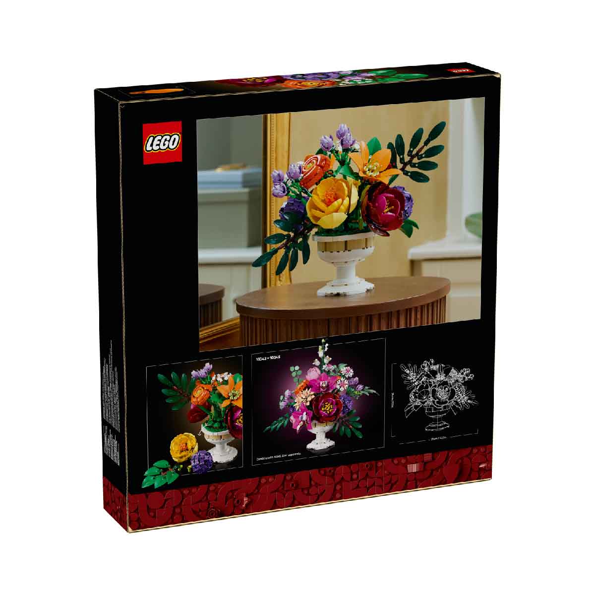 Đồ Chơi Lắp Ráp Bình Hoa LEGO BOTANICALS 10345 (1161 chi tiết)