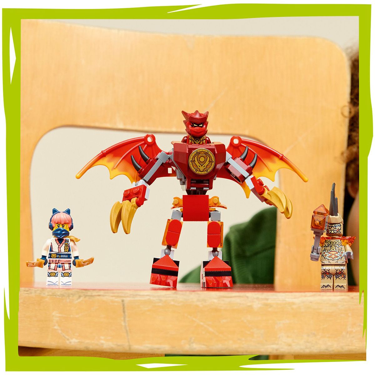 Đồ Chơi Lắp Ráp Bộ Chiến Đấu Chiến Giáp Rồng Của Kai LEGO NINJAGO 71851 (85 chi tiết)