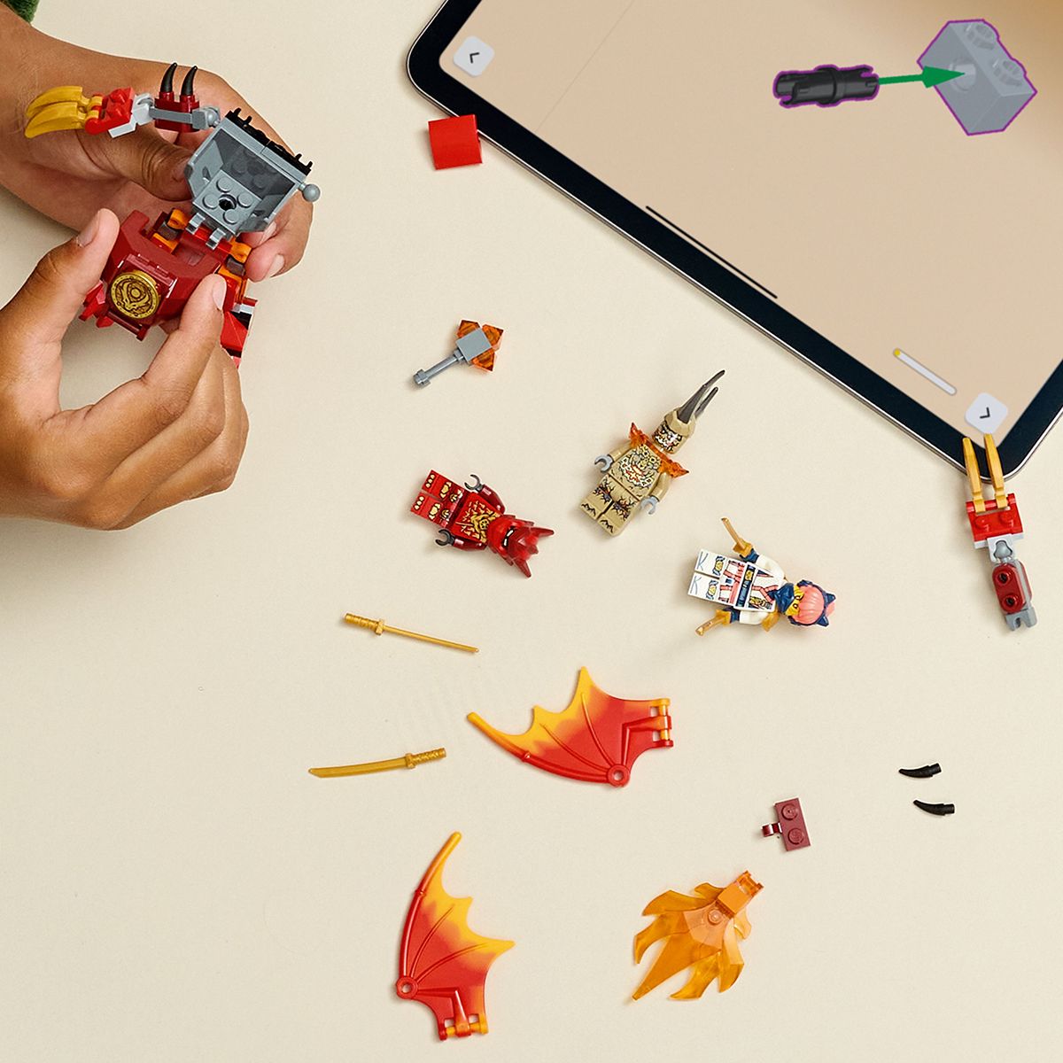 Đồ Chơi Lắp Ráp Bộ Chiến Đấu Chiến Giáp Rồng Của Kai LEGO NINJAGO 71851 (85 chi tiết)