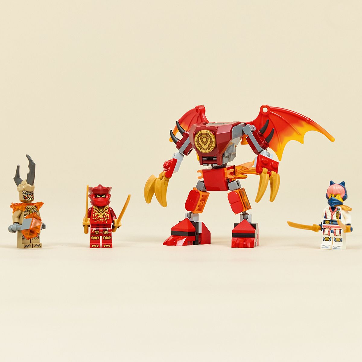 Đồ Chơi Lắp Ráp Bộ Chiến Đấu Chiến Giáp Rồng Của Kai LEGO NINJAGO 71851 (85 chi tiết)