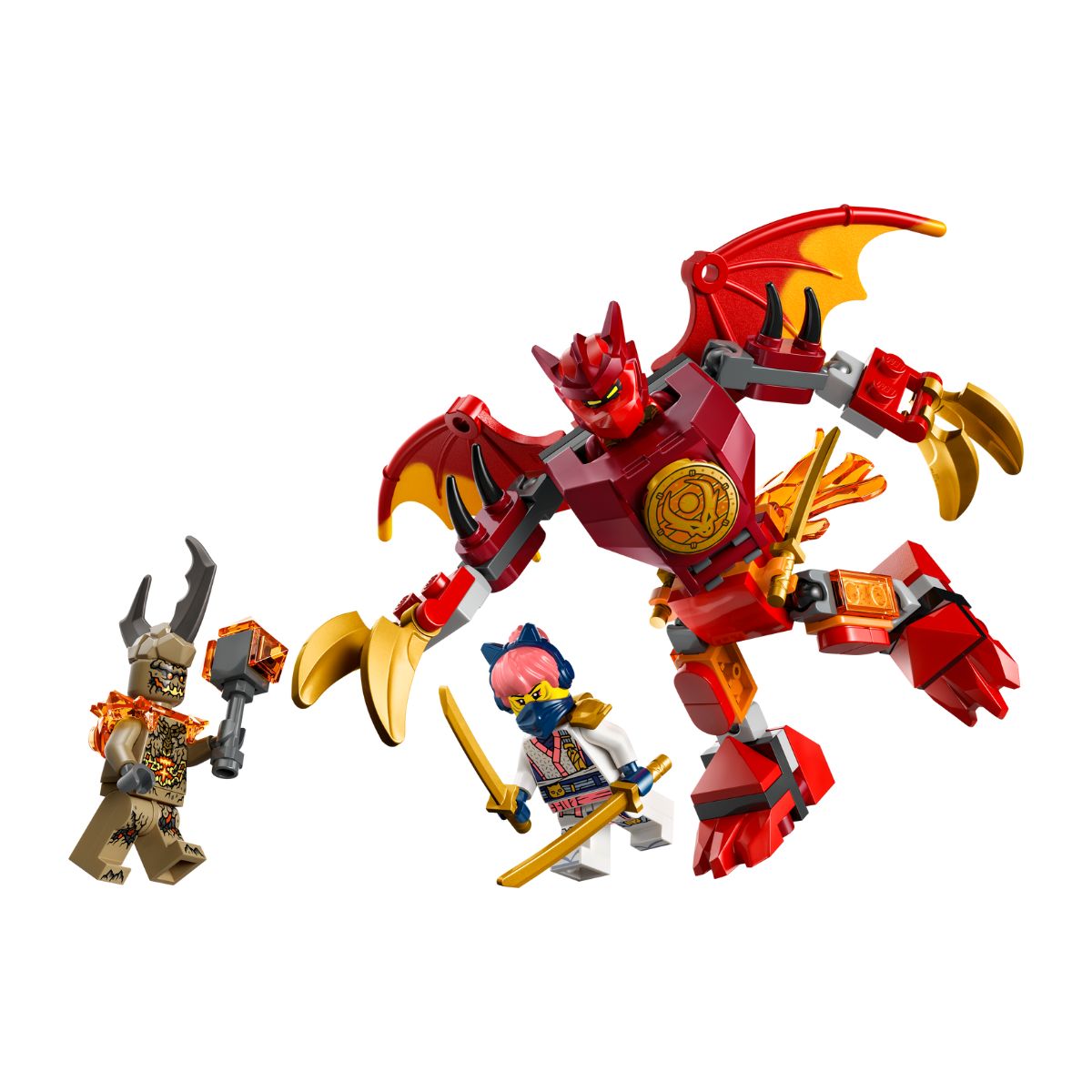 Đồ Chơi Lắp Ráp Bộ Chiến Đấu Chiến Giáp Rồng Của Kai LEGO NINJAGO 71851 (85 chi tiết)