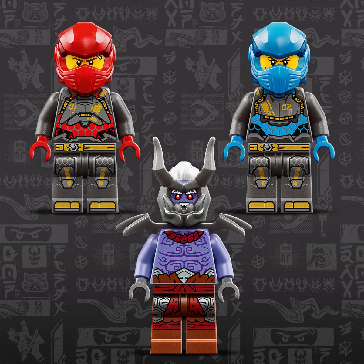 Đồ Chơi Lắp Ráp Bộ Đôi Chiến Giáp Titan LEGO NINJAGO 71870 (1707 chi tiết)
