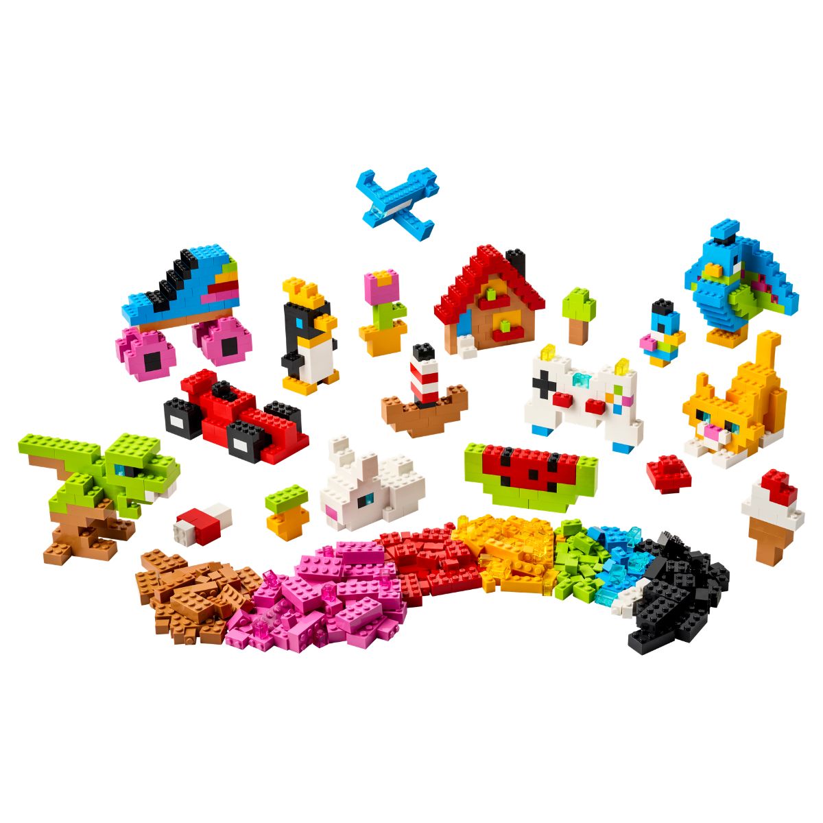 Đồ Chơi Lắp Ráp Bộ Gạch Sáng Tạo Sắc Màu LEGO CLASSIC 11045 (820 Chi Tiết)
