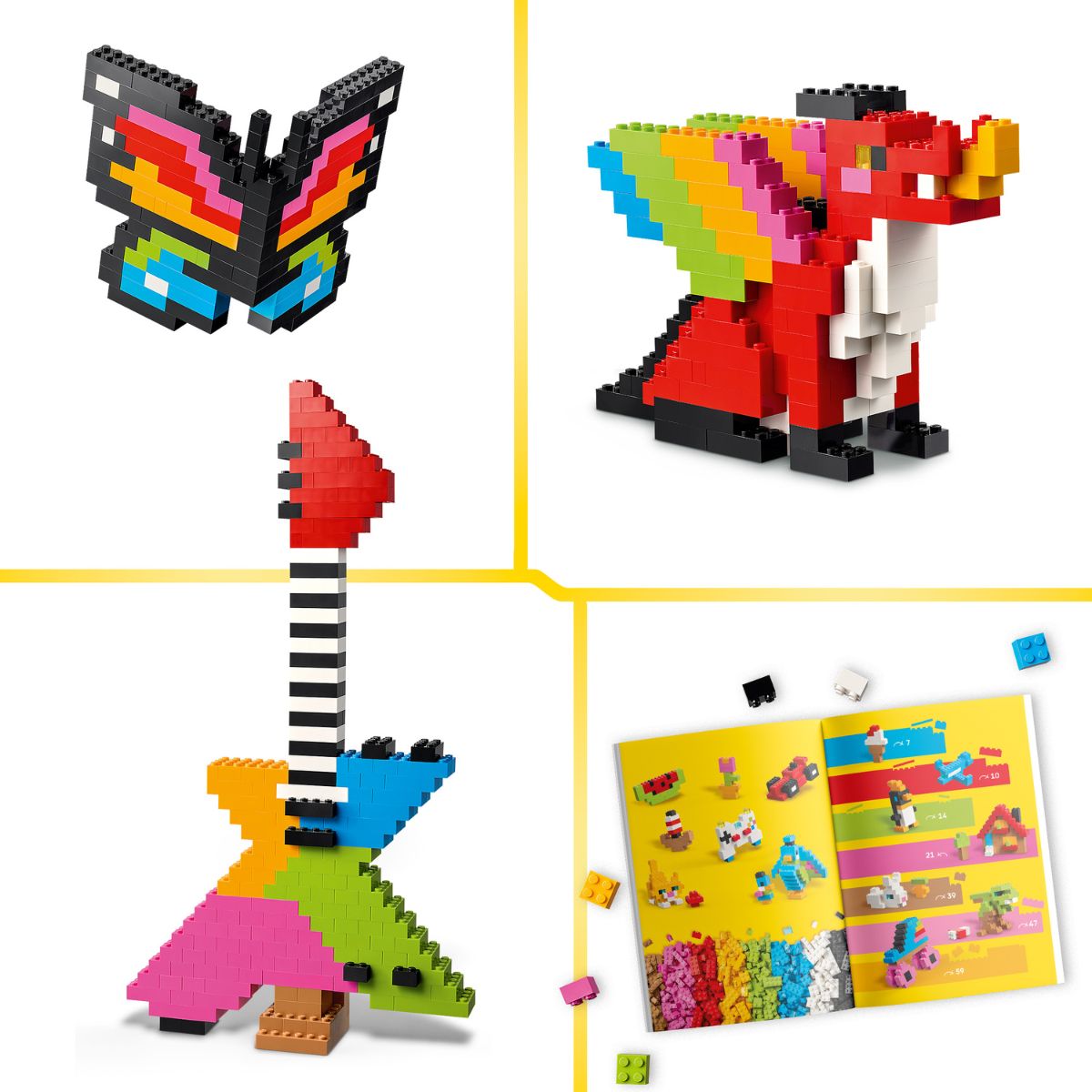 Đồ Chơi Lắp Ráp Bộ Gạch Sáng Tạo Sắc Màu LEGO CLASSIC 11045 (820 Chi Tiết)