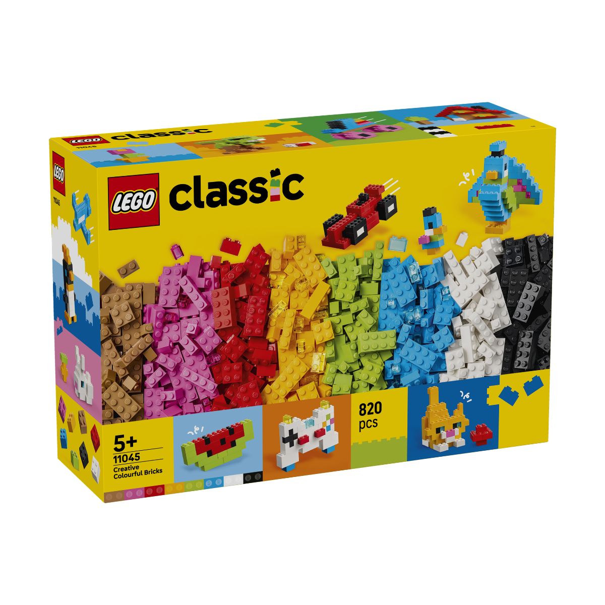 Đồ Chơi Lắp Ráp Bộ Gạch Sáng Tạo Sắc Màu LEGO CLASSIC 11045 (820 Chi Tiết)