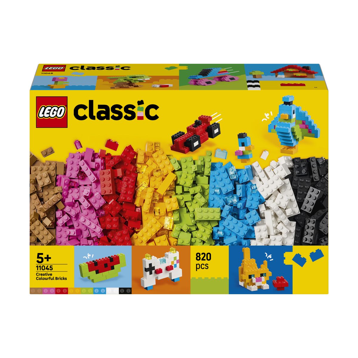 Đồ Chơi Lắp Ráp Bộ Gạch Sáng Tạo Sắc Màu LEGO CLASSIC 11045 (820 Chi Tiết)