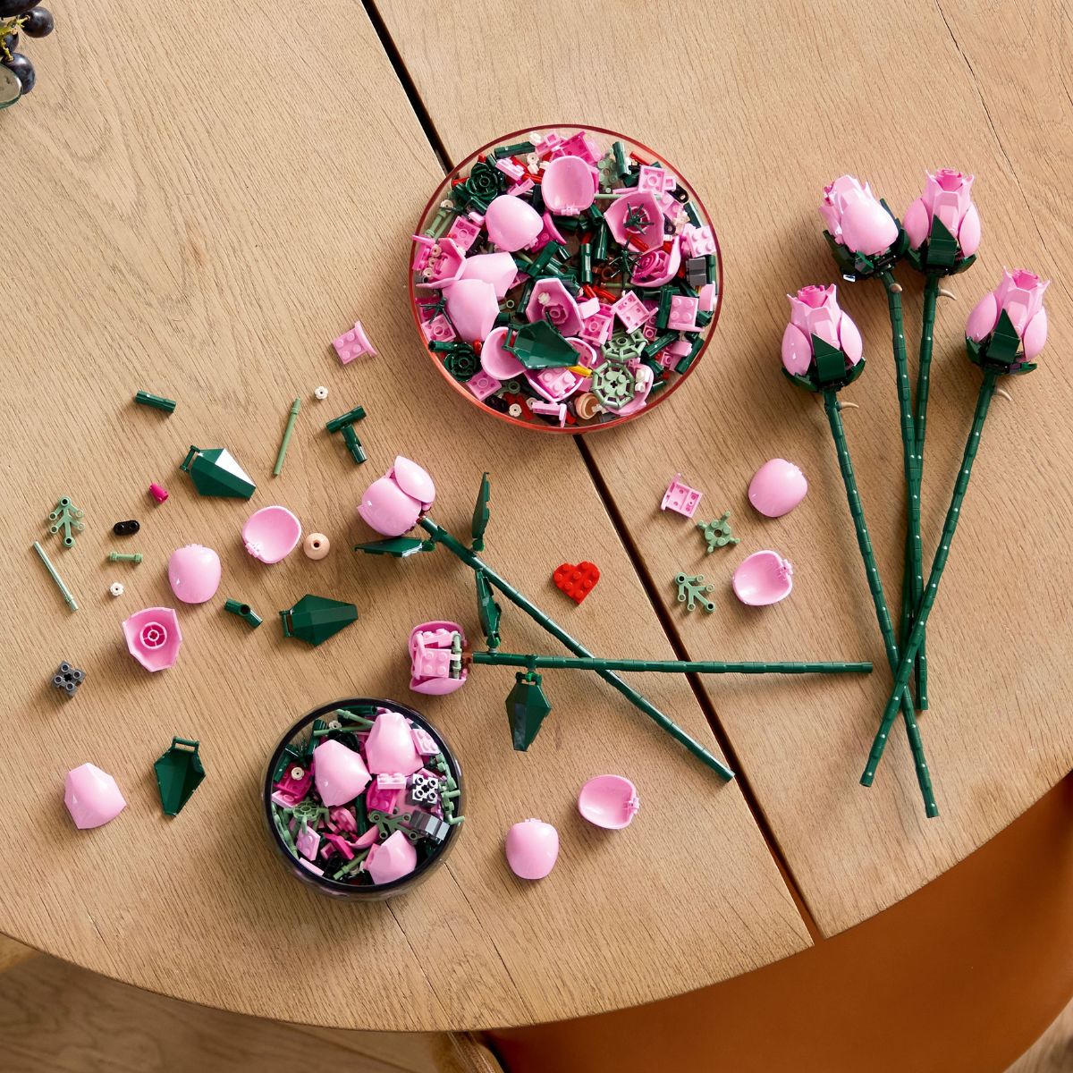 Đồ Chơi Lắp Ráp Bó Hoa Hồng Màu Hồng LEGO BOTANICALS 10374 (789 chi tiết)
