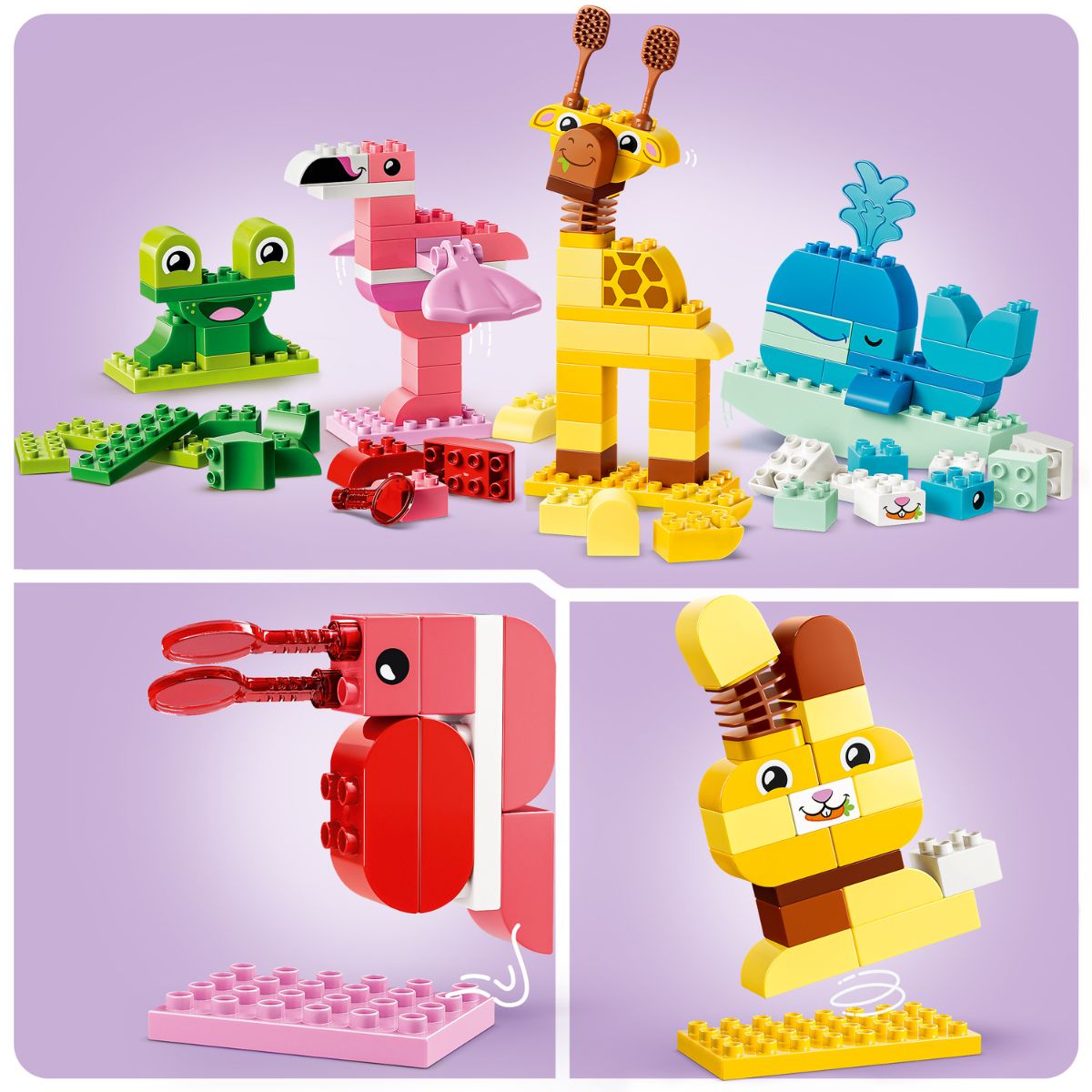 Đồ Chơi Lắp Ráp Bộ Lắp Ghép Động Vật Sáng Tạo LEGO DUPLO 10472 (94 chi tiết)
