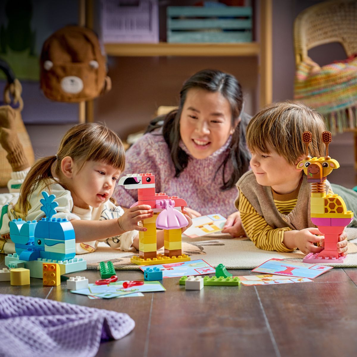 Đồ Chơi Lắp Ráp Bộ Lắp Ghép Động Vật Sáng Tạo LEGO DUPLO 10472 (94 chi tiết)