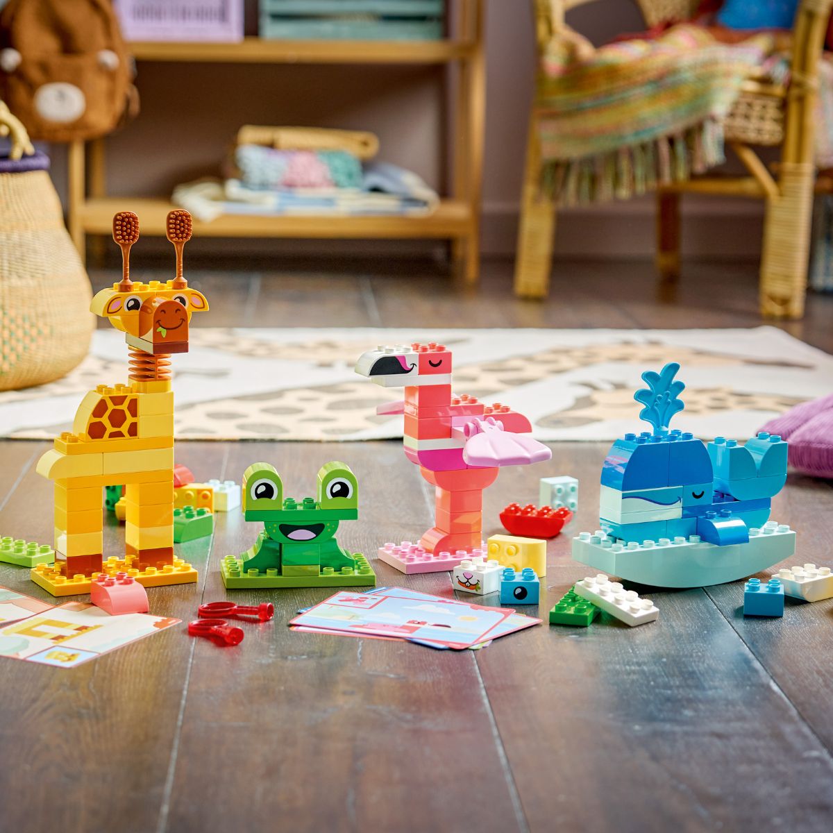 Đồ Chơi Lắp Ráp Bộ Lắp Ghép Động Vật Sáng Tạo LEGO DUPLO 10472 (94 chi tiết)