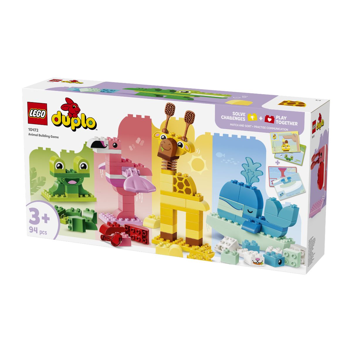 Đồ Chơi Lắp Ráp Bộ Lắp Ghép Động Vật Sáng Tạo LEGO DUPLO 10472 (94 chi tiết)
