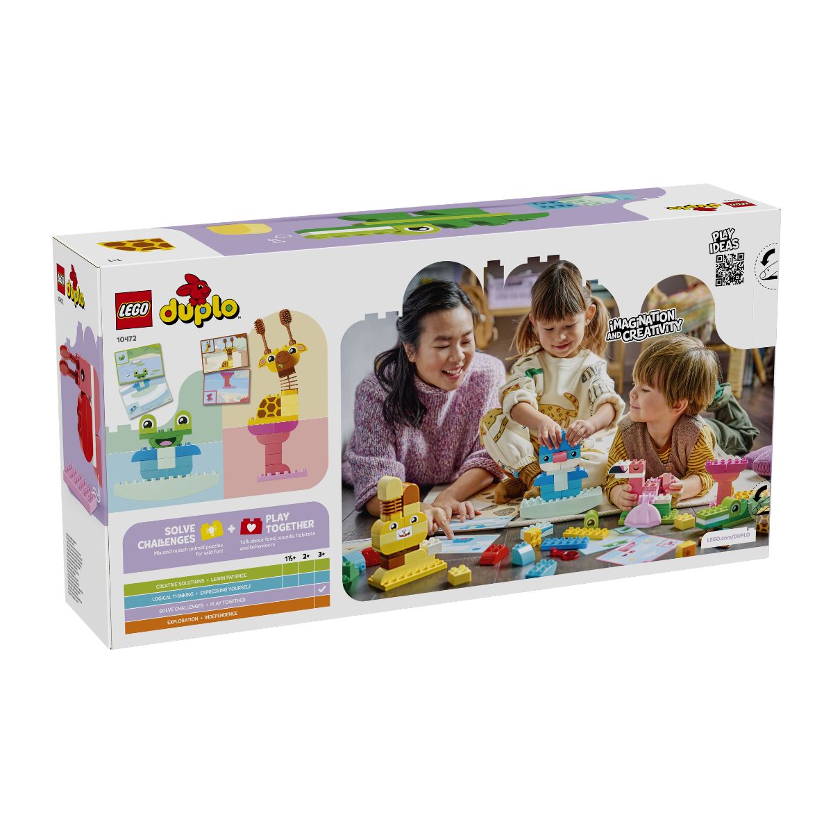 Đồ Chơi Lắp Ráp Bộ Lắp Ghép Động Vật Sáng Tạo LEGO DUPLO 10472 (94 chi tiết)