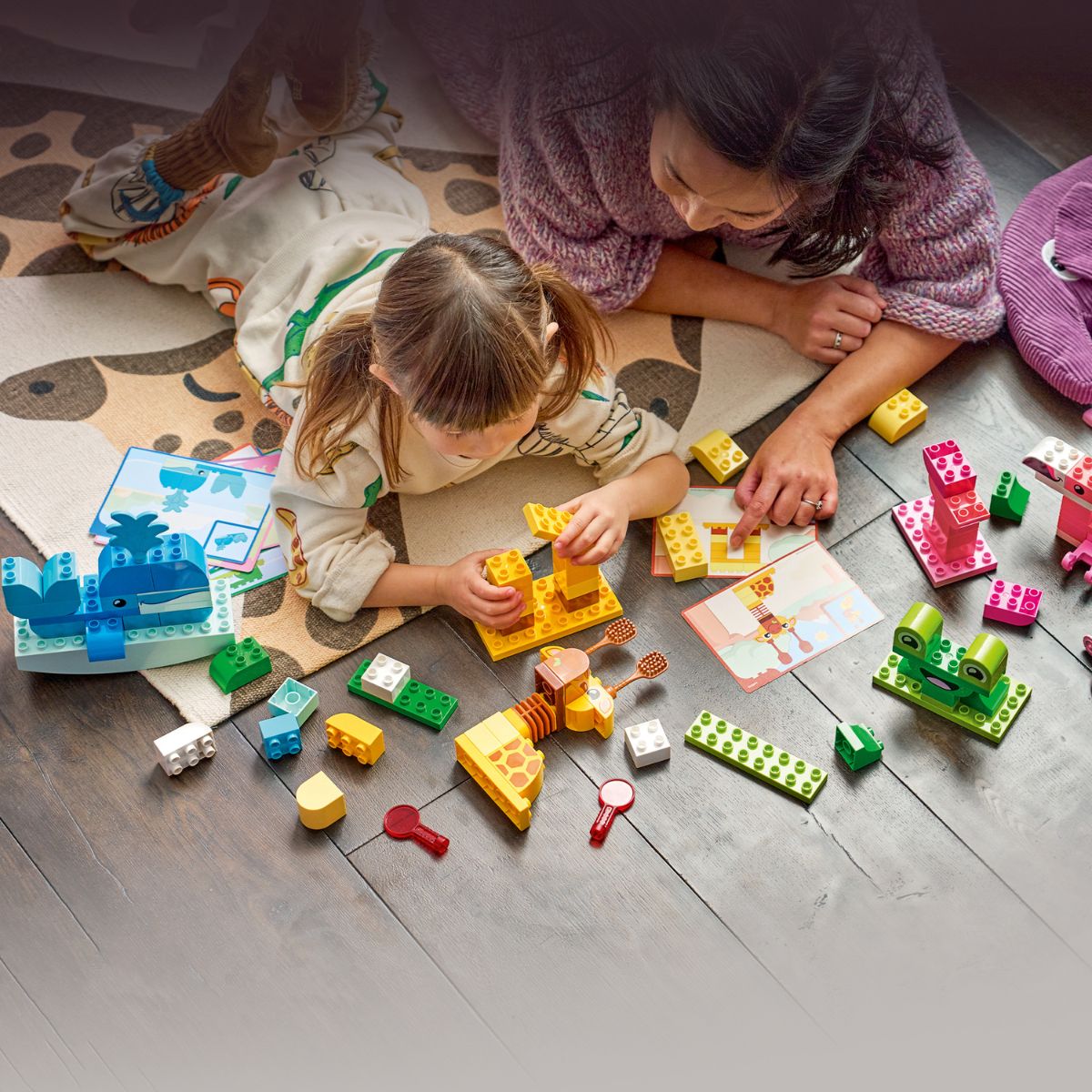 Đồ Chơi Lắp Ráp Bộ Lắp Ghép Động Vật Sáng Tạo LEGO DUPLO 10472 (94 chi tiết)