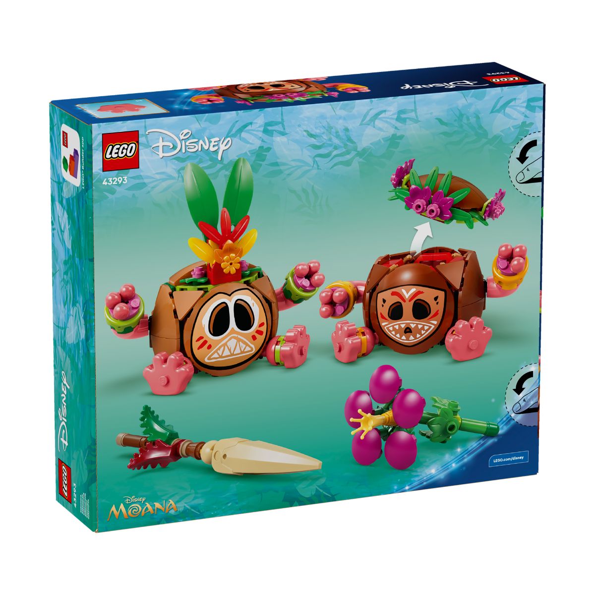 Đồ Chơi Lắp Ráp Bộ Tộc Dừa Kakamora LEGO DISNEY PRINCESS 43293 (407 chi tiết)